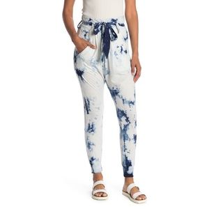 NSF Clothing Irina Tie Dye Waist Tie Sweatpants